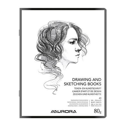 Tekeningboek 210 x 165 cm, 20 vellen, 3 -regelig | Aurora Tekeningboek 210 x 165 cm, 20 vellen, 3 -regelig | Aurora